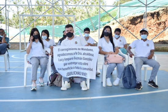 Inauguran dos polideportivos y 19 tramos de vías en Quilichao Inauguran dos polideportivos y 19 tramos de vías en Quilichao