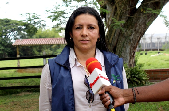 María Victoria Velasco, funcionaria de la subdirección de Gestión Ambiental de la CRC