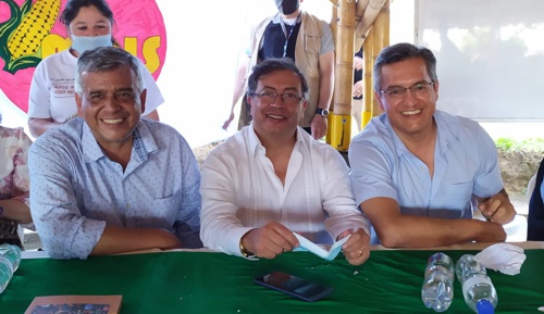 Oscar Gerardo Salazar, Gustavo Petro y Jorge Bastidas Romero Oscar Gerardo Salazar, Gustavo Petro y Jorge Bastidas Romero