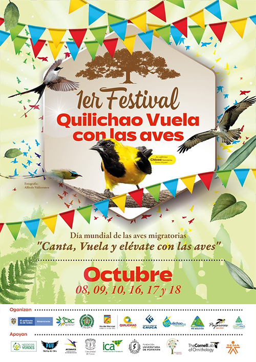 Primer Festival de Avistamiento de Aves “Quilichao vuela con las aves”.