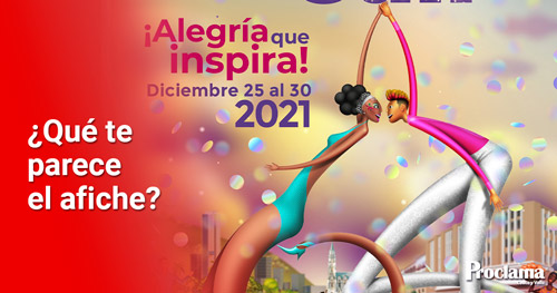 Afiche de la Feria de Cali quedó seleccionado con 1.698 votos a favor