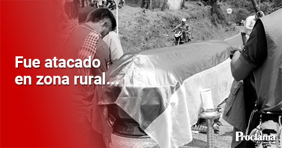 Asesinan a comunero indígena en el norte del Cauca