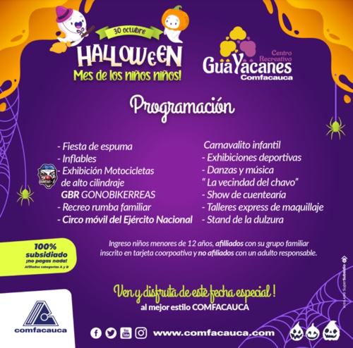 Comfacauca cerrará el mes más divertido del año por todo lo grande Comfacauca cerrará el mes más divertido del año por todo lo grande