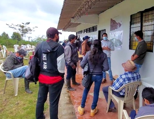 Comunidades rurales participan activamente en proyecto de Delimitación Veredal.