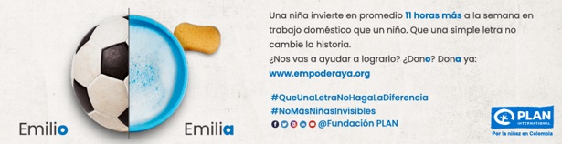 Día Internacional de la Niña - Fundación PLAN Colombia - Donaciones