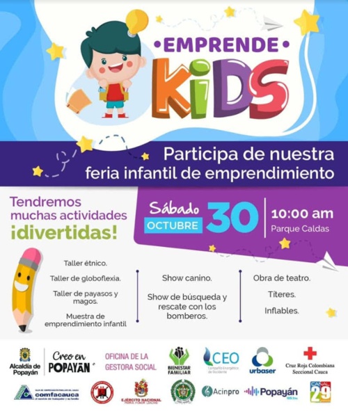 Niños de Popayán serán los protagonistas finalizando octubre