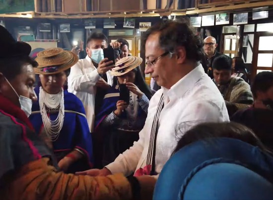 Gustavo Petro en Silvia - Cauca Gustavo Petro en Silvia - Cauca