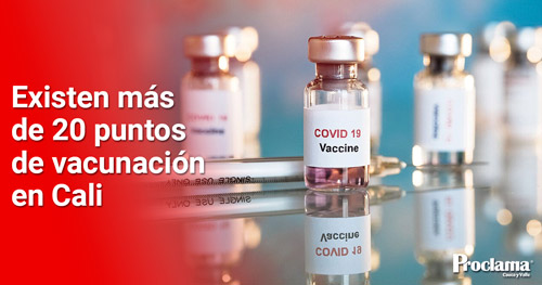 Plan de acciones para mejorar cifras de vacunación en Cali
