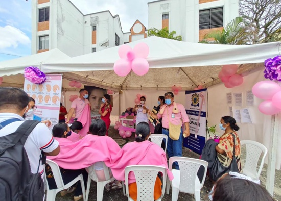 Popayán se mueve hacia la prevención en el marco del Mes Rosa Popayán se mueve hacia la prevención en el marco del Mes Rosa