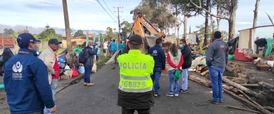 Operativo de desalojo para garantizar los derechos de todos los habitantes de Popayán Operativo de desalojo para garantizar los derechos de todos los habitantes de Popayán