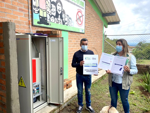 CRC implementó sistemas de energía solar en I.E. del Cauca