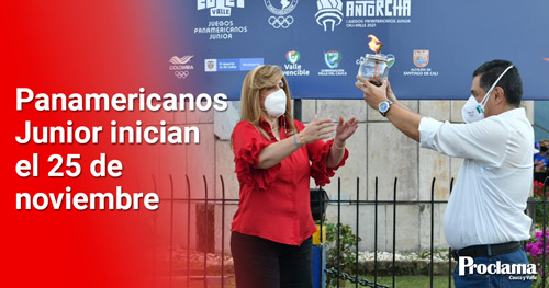 Con antorcha encendida, anunciaron inicio próximo de los Panamericanos