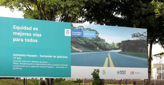 ¿Y la doble calzada Quilichao - Popayán? ¿Y la doble calzada Quilichao - Popayán?