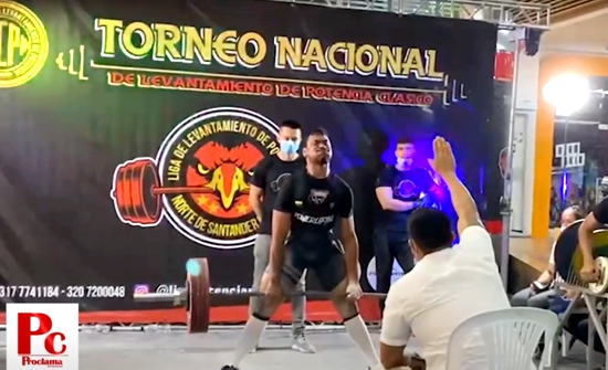 Elian David Sánchez Muñoz - Campeón Nacional de Potencia