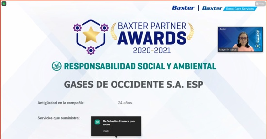 Gases de Occidente recibió dos importantes reconocimientos