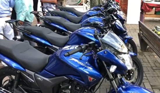 Motos nuevas para los guardas de Tránsito de Puerto Tejada Motos nuevas para los guardas de Tránsito de Puerto Tejada