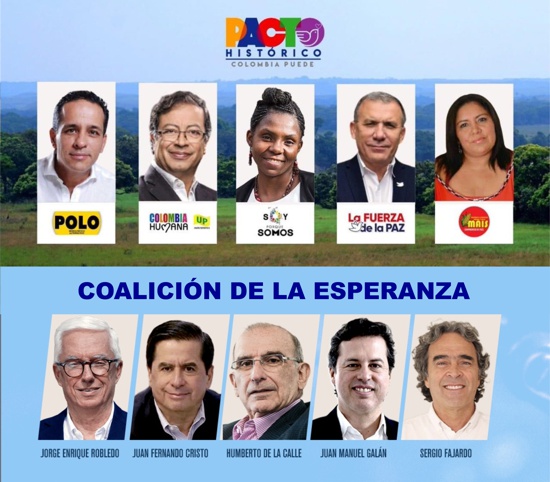 Pacto Histórico se consolida y Coalición de la Esperanza... Pacto Histórico se consolida y Coalición de la Esperanza...