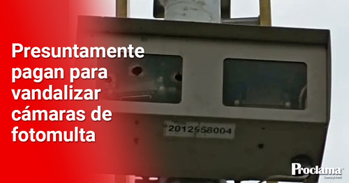 Recompensa para identificar a quienes dispararon fotomulta en Cali