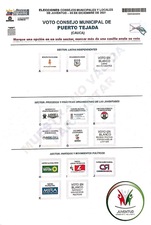 Inscritos aspirantes a conformar Consejo Municipal de Juventud en Puerto Tejada. Inscritos aspirantes a conformar Consejo Municipal de Juventud en Puerto Tejada.