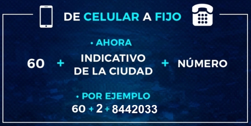 Desde este 1 de diciembre cambió la forma de llamar