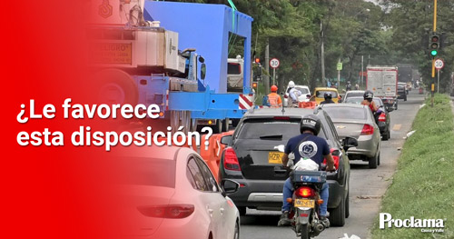 Hasta la mitad de enero del 2022 no habrá pico y placa en Cali