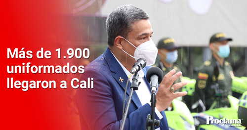 Llegó pie de fuerza para garantizar seguridad en la Feria de Cali