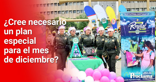 Policía Metropolitana de Cali puso en marcha el Plan Navidad