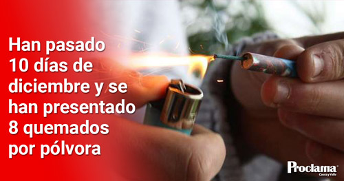 Preocupación por aumento de los menores quemados por pólvora en Cali