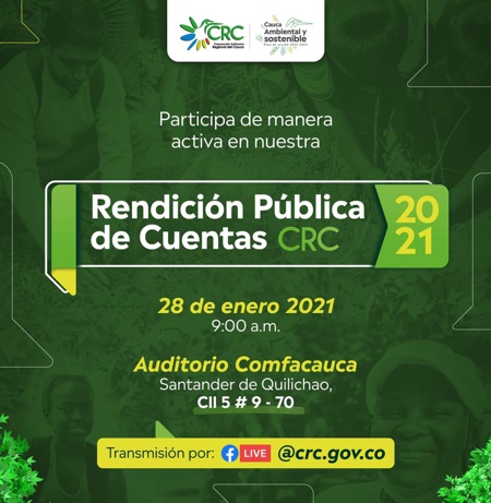 Rendición Pública de Cuentas CRC 2021