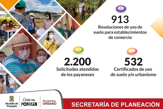 Secretaría de Planeación realizó permanente control a la normatividad urbanística de Popayán Secretaría de Planeación realizó permanente control a la normatividad urbanística de Popayán