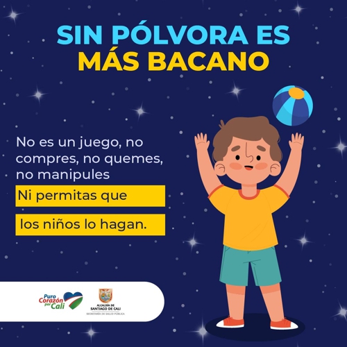 Caleños: Sin pólvora es más bacano
