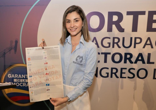 Aquí están los tarjetones para las elecciones de marzo