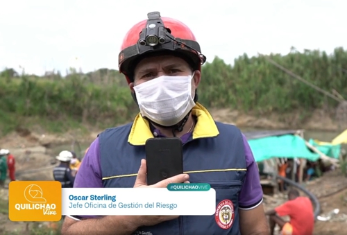Oscar Sterling, Jefe Oficina de Gestión del Riesgo Confirman muerte de otro venezolano por derrumbe de mina en Quilichao