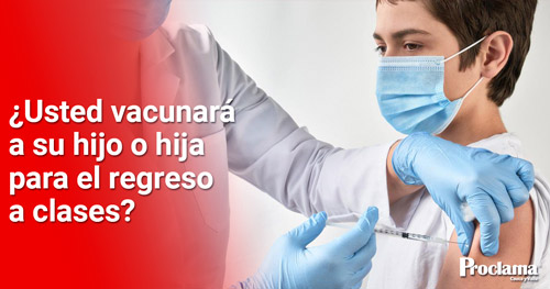 Se incentiva la vacunación de niños con Sinovac para la presencialidad