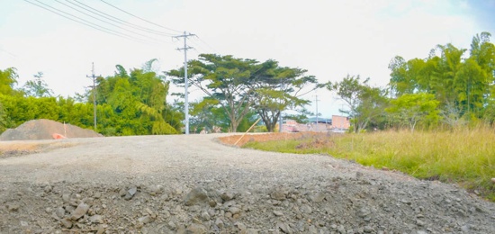 ¡Avanza la construcción de la vía en el barrio Nisa!