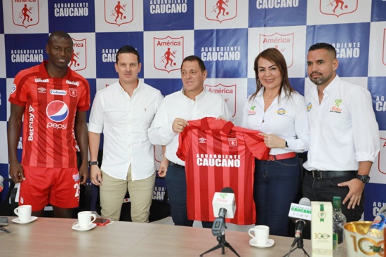 Aguardiente Caucano es nuevo patrocinador oficial del América de Cali Aguardiente Caucano es nuevo patrocinador oficial del América de Cali