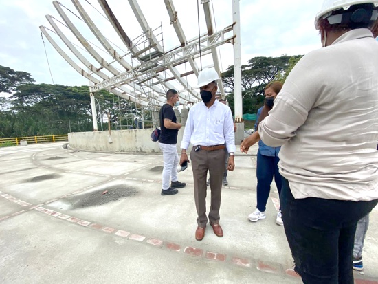 Avanza construcción del Malecón del río Palo en Puerto Tejada