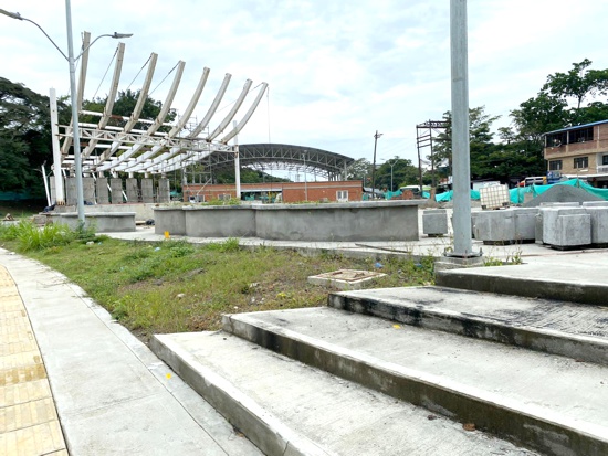 Avanza construcción del Malecón del río Palo en Puerto Tejada