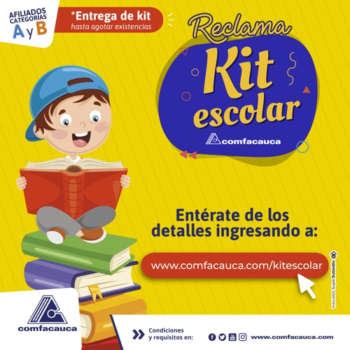Comfacauca acompaña al regreso a clases de niños y jóvenes
