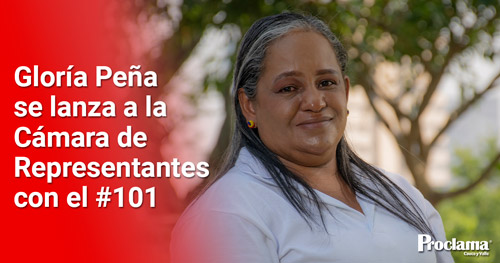 Conozca las propuestas de Gloria Peña, líder comunitaria del oriente