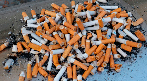 El mundo produce más de 766 millones de kilos de colillas