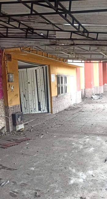 Explotó carro bomba en Padilla