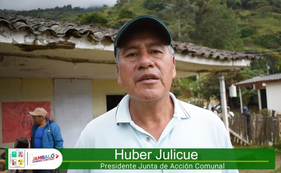 Huber Julicue - Presidente Junta de Acción Comunal Huber Julicue - Presidente Junta de Acción Comunal