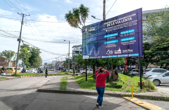 Inició la obra vial que busca mejorar la movilidad en Popayán