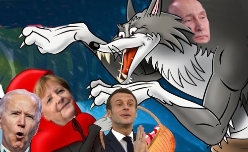 Rusia de lobo feroz y la OTAN de Caperucita Rusia de lobo feroz y la OTAN de Caperucita
