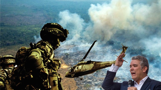 Se incendia Amazonia colombiana y Duque la militariza Se incendia Amazonia colombiana y Duque la militariza