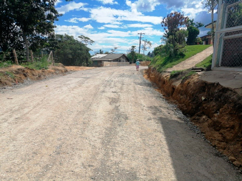 Se reinició la pavimentación de la vía Usenda - La Estrella – El Jardín, en Silvia