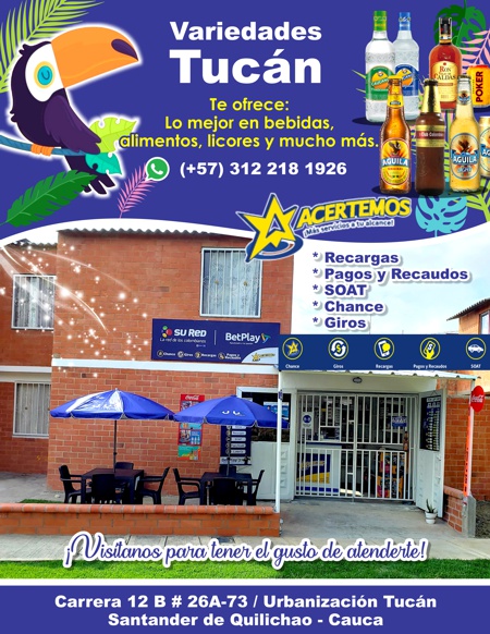 Variedades Tucán - Acertemos - Santander de Quilichao
