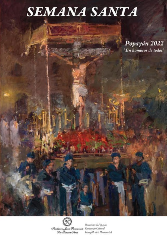 Afiche oficial Semana Santa 2022 - Popayán