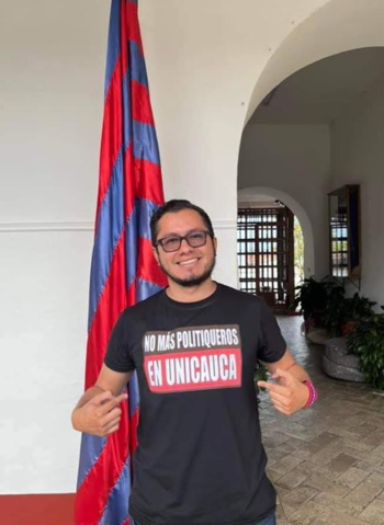 Alejandro Giraldo es el nuevo representante de los Egresados Unicaucanos Alejandro Giraldo es el nuevo representante de los Egresados Unicaucanos